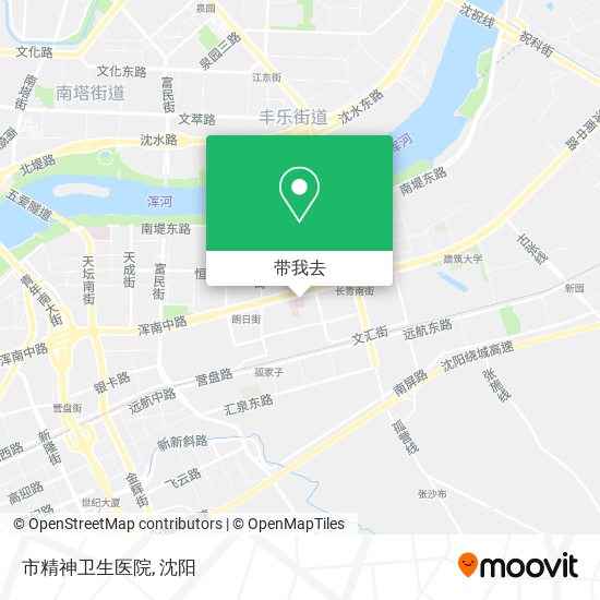 市精神卫生医院地图
