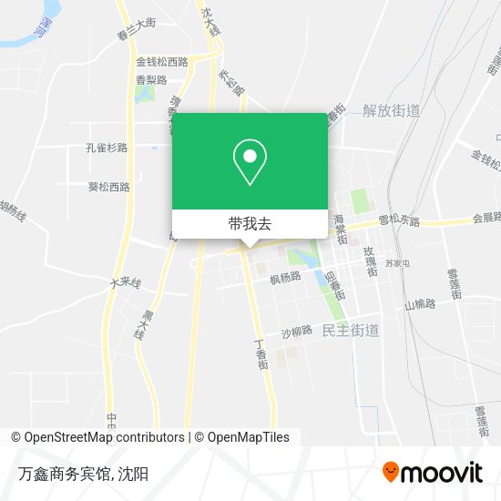 万鑫商务宾馆地图