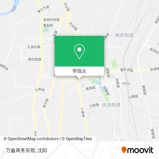 万鑫商务宾馆地图