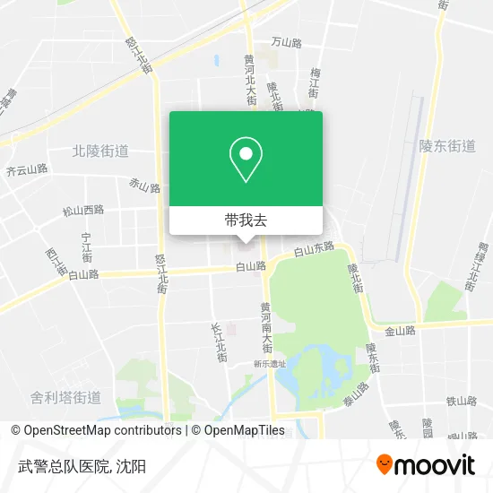 武警总队医院地图