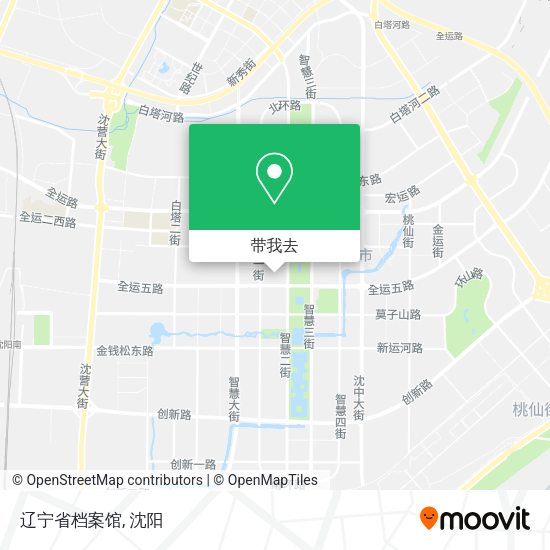 辽宁省档案馆地图
