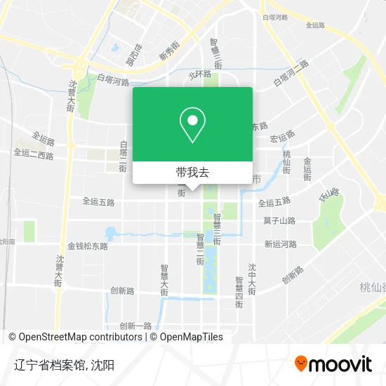 辽宁省档案馆地图