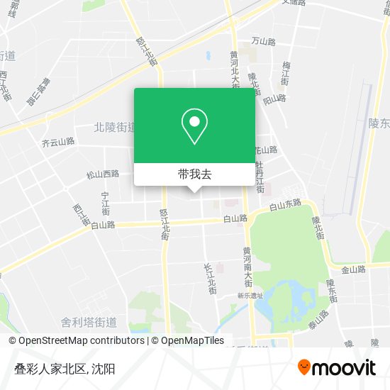 叠彩人家北区地图