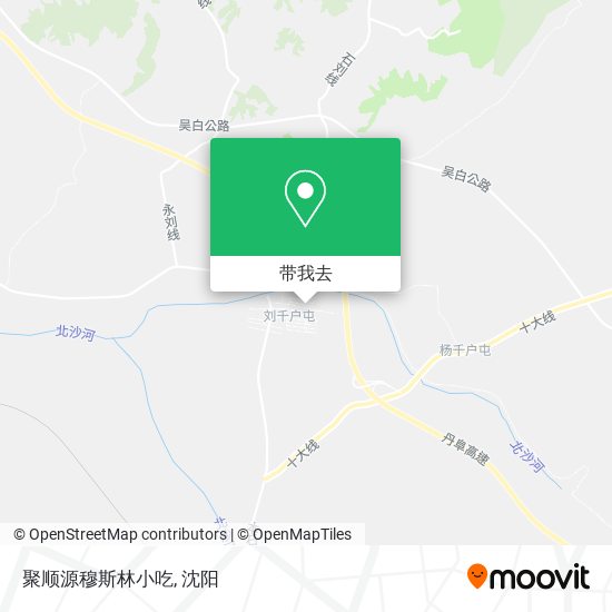 聚顺源穆斯林小吃地图