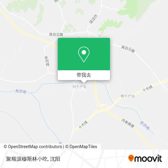 聚顺源穆斯林小吃地图
