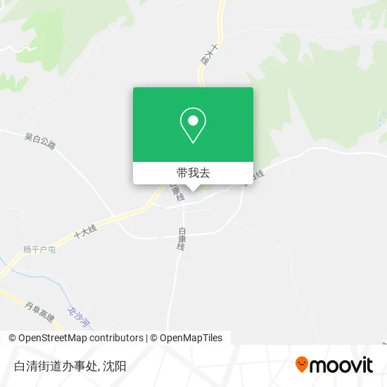 白清街道办事处地图