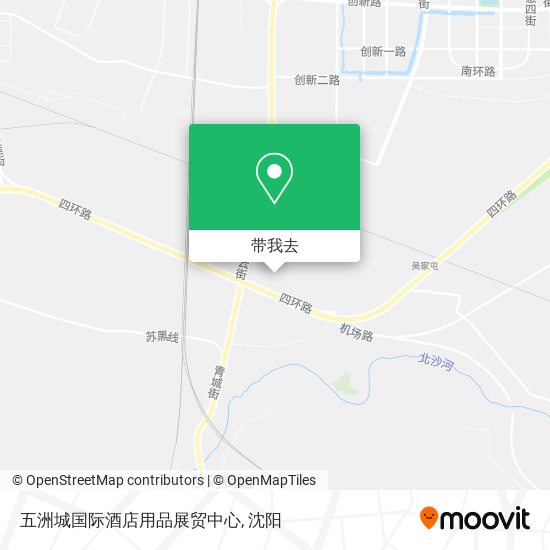 五洲城国际酒店用品展贸中心地图
