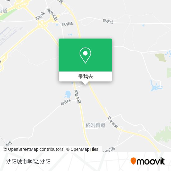 沈阳城市学院地图