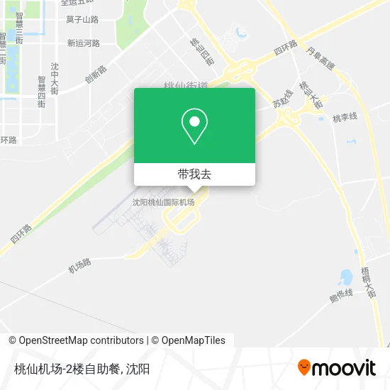 桃仙机场-2楼自助餐地图