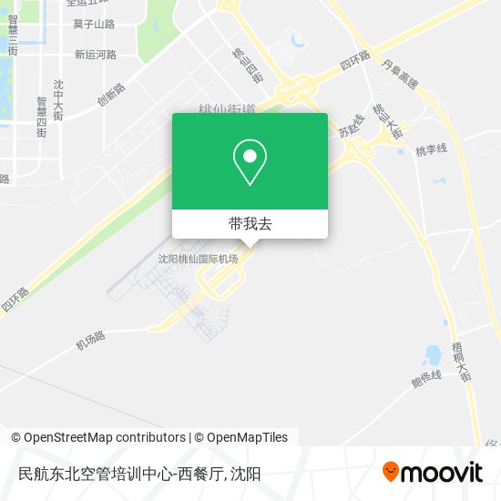 民航东北空管培训中心-西餐厅地图