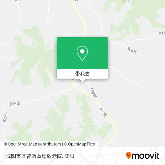 沈阳市基督教蒙恩敬老院地图