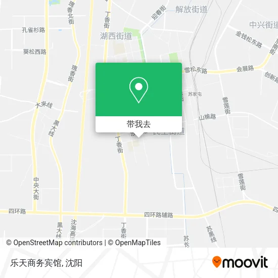 乐天商务宾馆地图