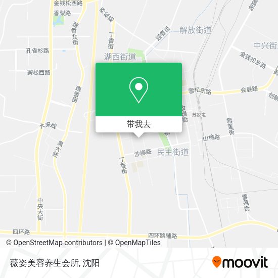 薇姿美容养生会所地图