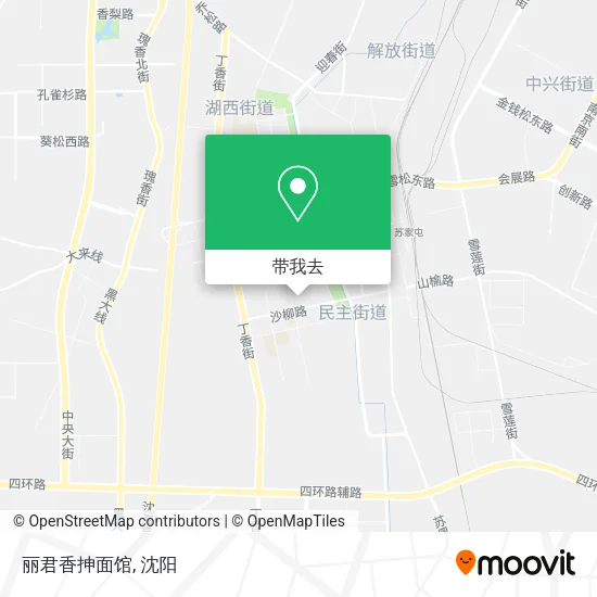 丽君香抻面馆地图