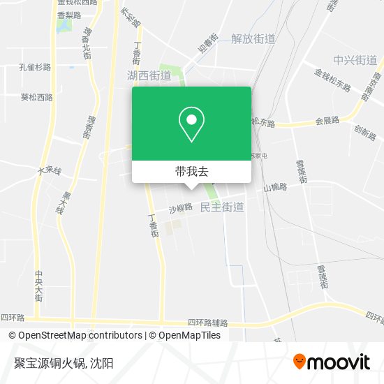 聚宝源铜火锅地图