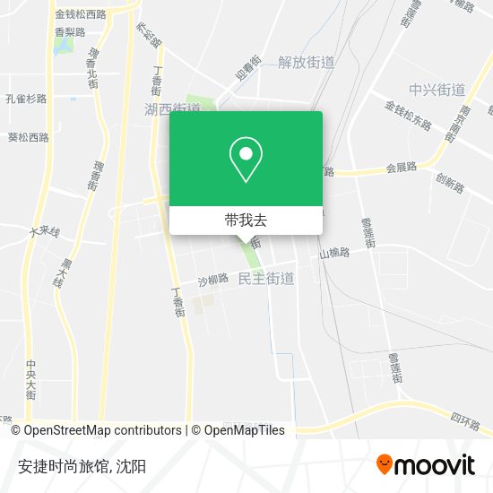 安捷时尚旅馆地图
