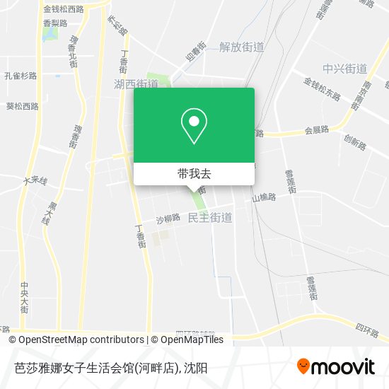 芭莎雅娜女子生活会馆(河畔店)地图