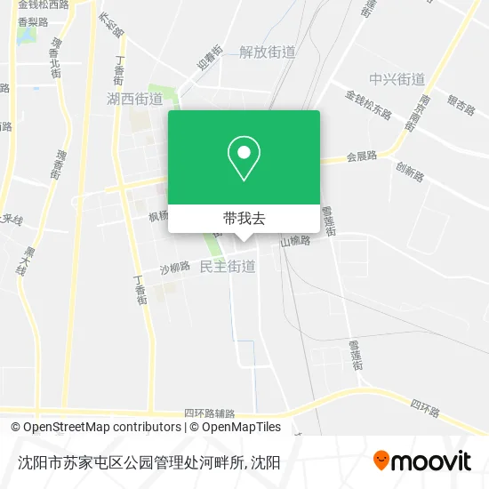 沈阳市苏家屯区公园管理处河畔所地图