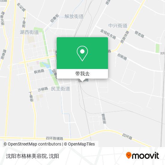 沈阳市格林美容院地图