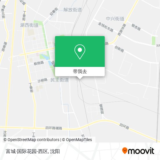富城·国际花园-西区地图