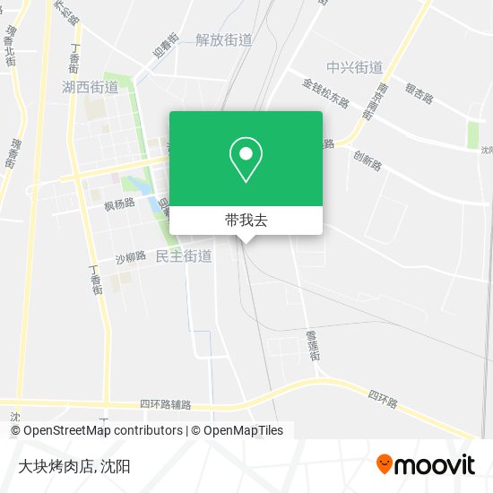 大块烤肉店地图