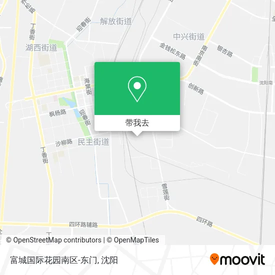 富城国际花园南区-东门地图