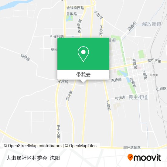 大淑堡社区村委会地图