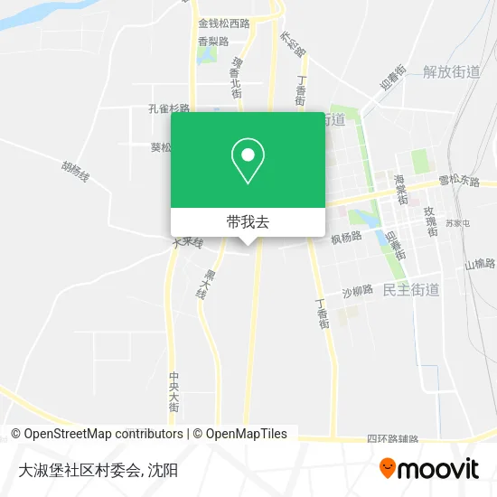 大淑堡社区村委会地图