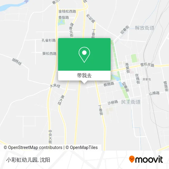 小彩虹幼儿园地图