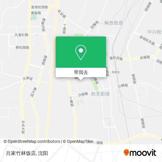 吕家竹林饭店地图