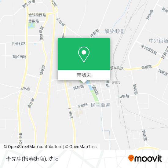 李先生(报春街店)地图