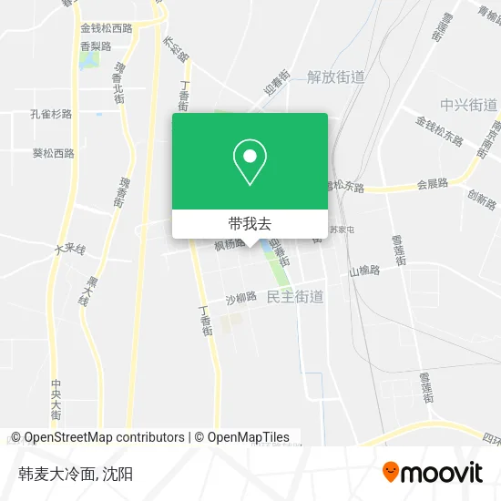 韩麦大冷面地图