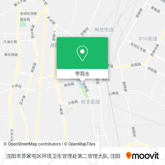 沈阳市苏家屯区环境卫生管理处第二管理大队地图