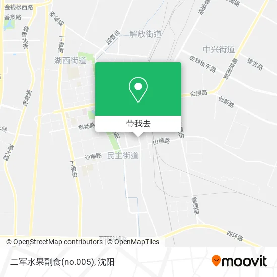 二军水果副食(no.005)地图