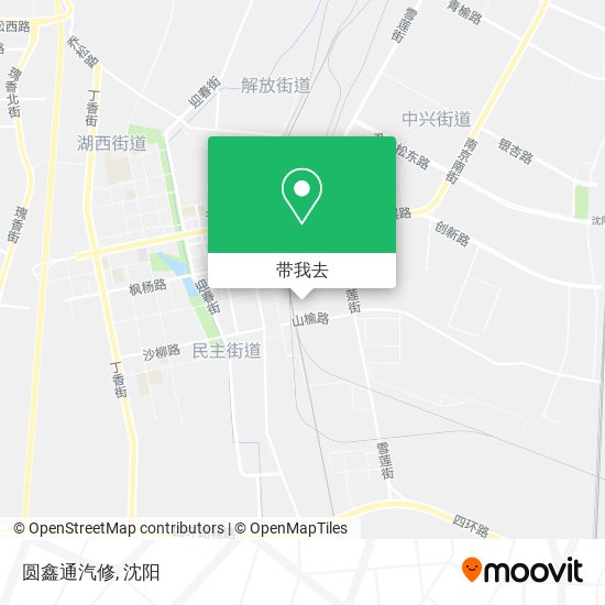 圆鑫通汽修地图