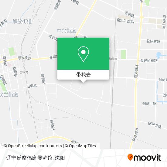 辽宁反腐倡廉展览馆地图