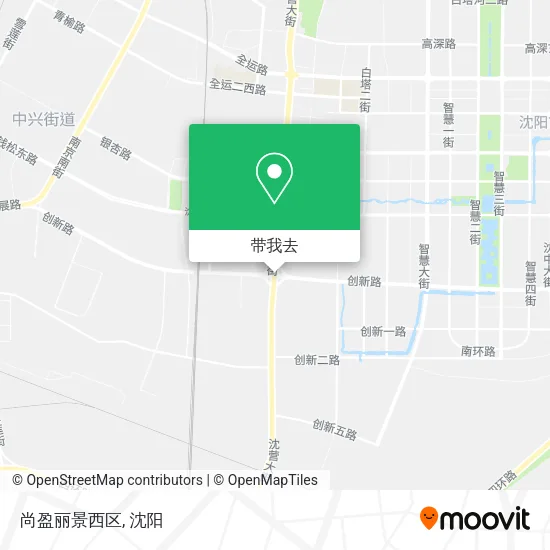 尚盈丽景西区地图