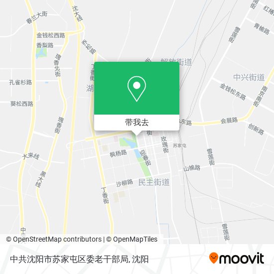 中共沈阳市苏家屯区委老干部局地图