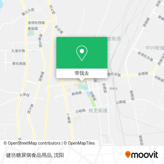健坊糖尿病食品用品地图
