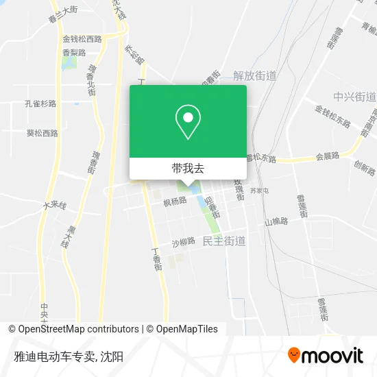 雅迪电动车专卖地图