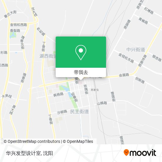 华兴发型设计室地图