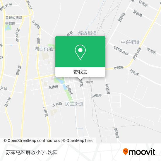 苏家屯区解放小学地图