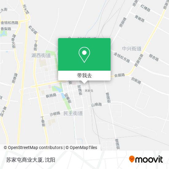 苏家屯商业大厦地图