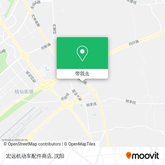 宏远机动车配件商店地图