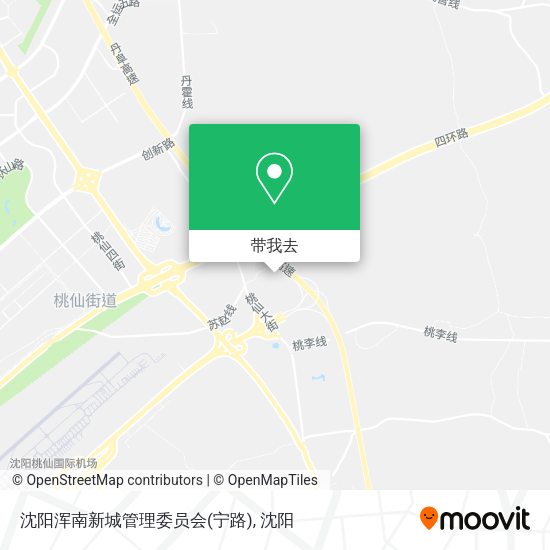 沈阳浑南新城管理委员会(宁路)地图