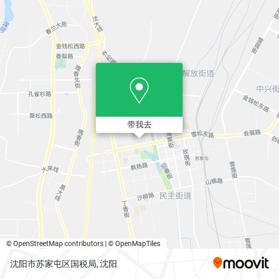 沈阳市苏家屯区国税局地图