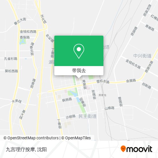 九宫理疗按摩地图