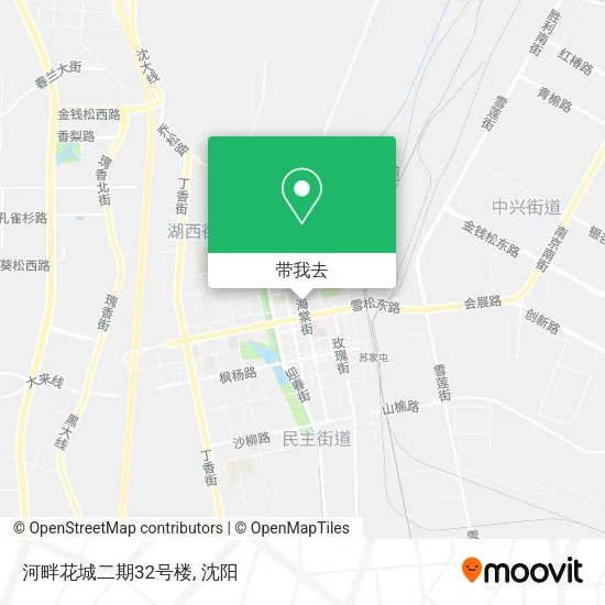 河畔花城二期32号楼地图