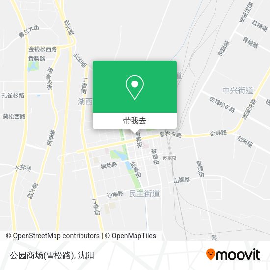 公园商场(雪松路)地图