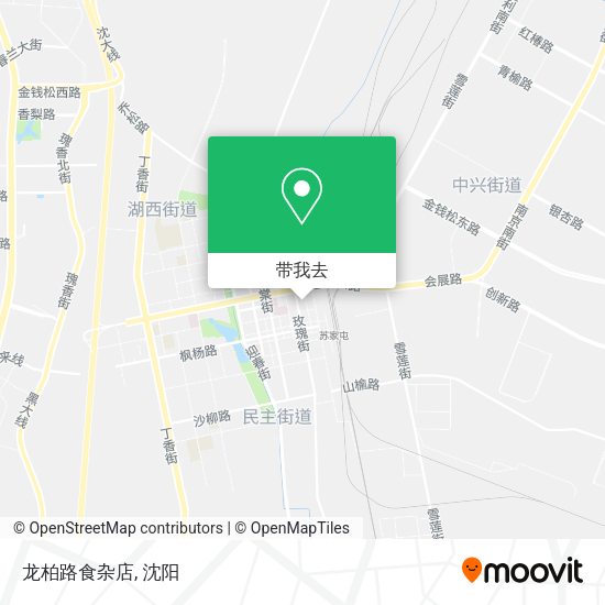 龙柏路食杂店地图